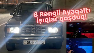 AYAQALTI İŞIQLAR NECƏ QOŞULUR? (8 Rəngli)