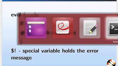 Exception and error handling in PERL - Khasi