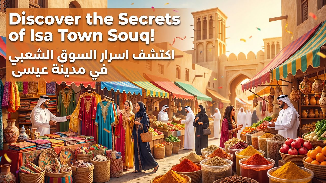 اكتشف أسرار سوق مدينة عيسى الشعبي… أرخص الأسعار وأجمل البضائع!