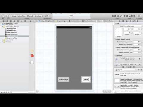 Hiding and Showing an Image in Xcode