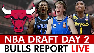 Chicago Bulls 2025 NBA Draft LIVE - Round 2