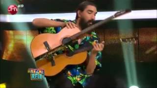 la media guitarra