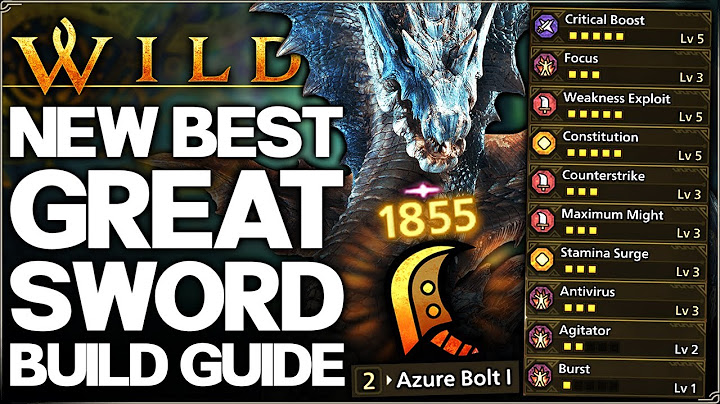 Monster Hunter Wilds - New Best OP Great Sword Build - Highest Damage Possible Title Update 2 Guide!