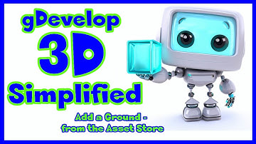 gDevelop 3D - Add a Ground - from the Asset Store (part 04a)