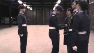 Squadron Banner Drill, Casing the Banner