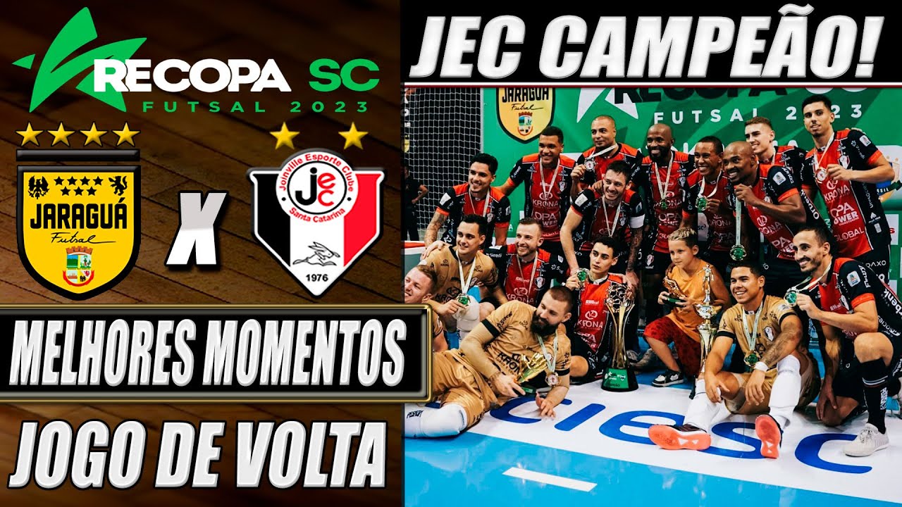 JEC Futsal vence Joaçaba e conquista a Recopa SC, Futsal Joinville