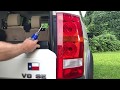 Brake Light Bulb and Turn Signal install on Land Rover LR3 - replacing burned out bulbs