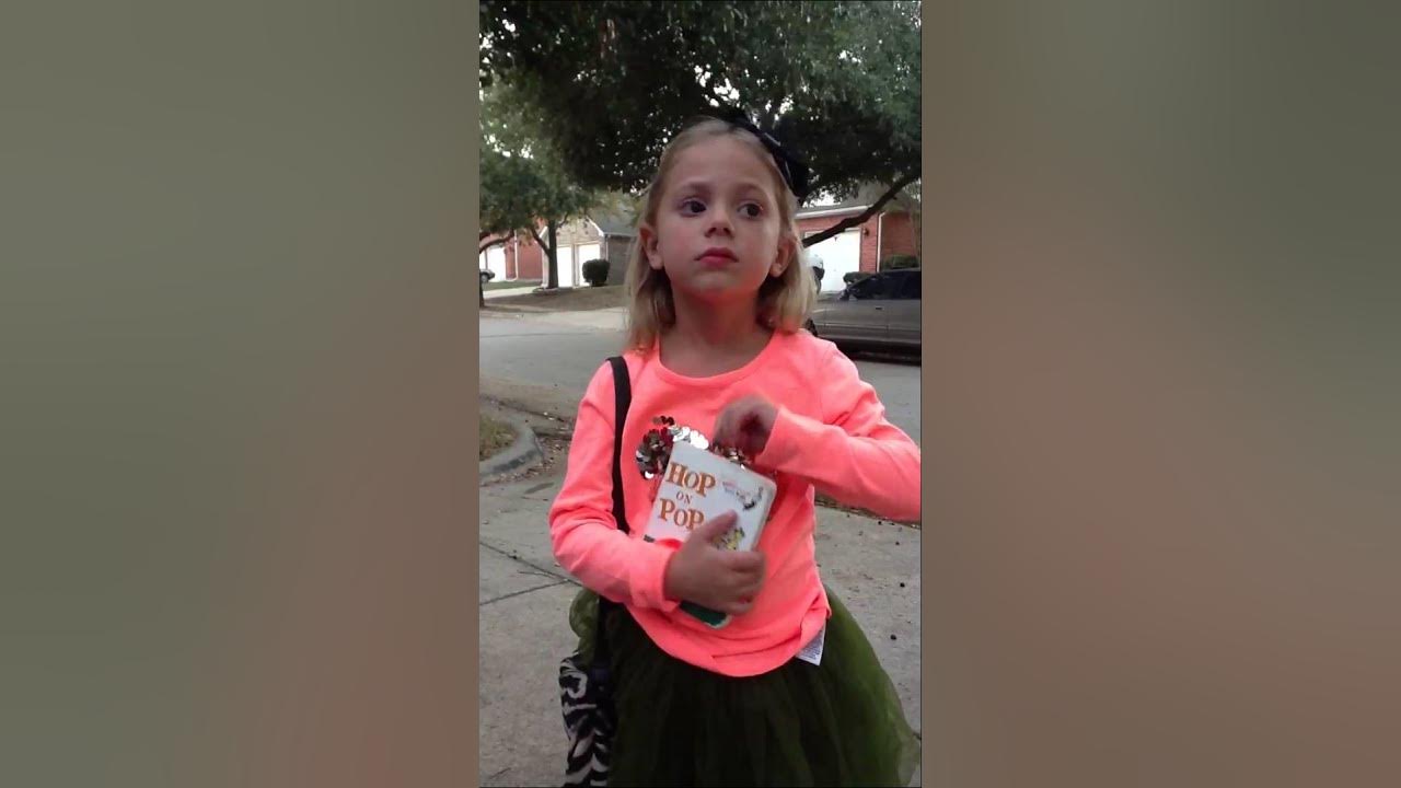 Lillian I ate all your Halloween candy (jimmy Kimmel ) YouTube