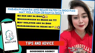 Violation at Ban sa Bigo Live app mababawasan ba ang Beans ko?