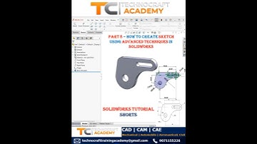 Part 8 - How to Create Sketch using Advanced Techniques in Solidworks #solidworks