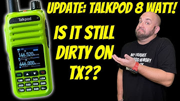 New TalkPod A36Plus 8 Watt Dual Band Ham Radio/GMRS Radio