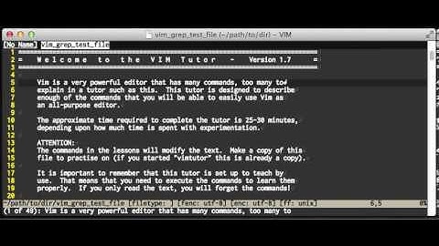 friendly-grep demo movie