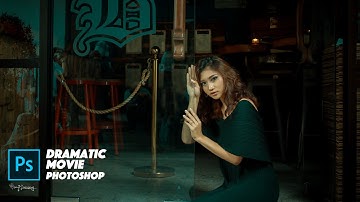 HOW TO MOVIE DRAMATIC COLOR GRADING | ADOBE PHOTOSHOP CC