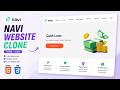 Navi Landing Page Clone Tutorial 🔥
