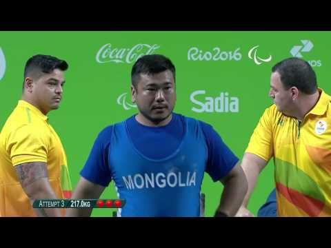 Powerlifting | ENKHBAYAR Sodnompiljee Mongolia | Men’s - 88kg | Rio 2016 Paralympic Games