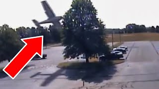 Plane Crashes Into Tree