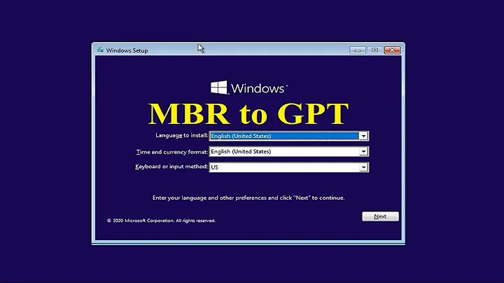 Convert MBR to GPT During Windows -10 Installation | MBR to GPT