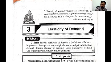 BCOM SEM 1 (ENG MED) ECONOMICS CHAPTER 3 (PART 1)