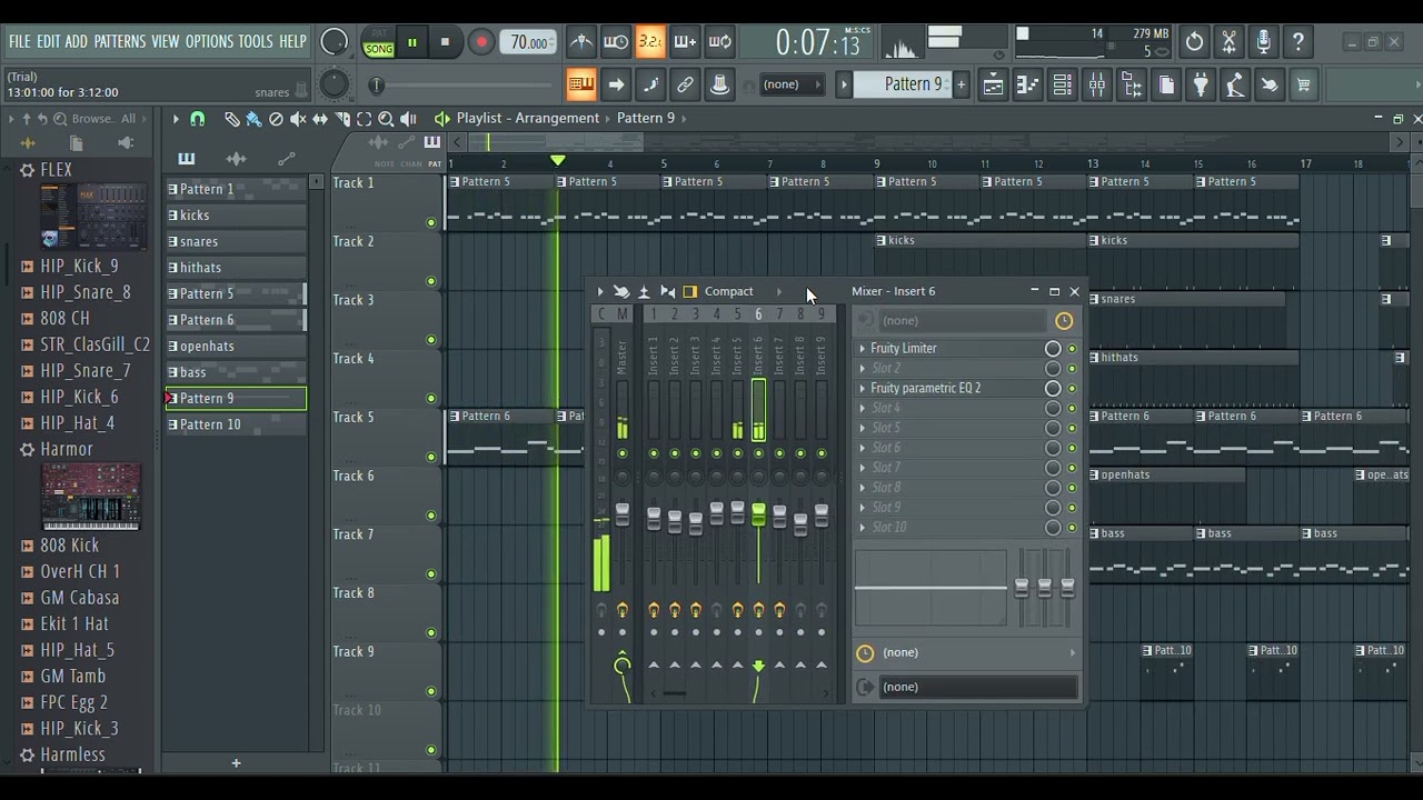 ///NUEVA PRODUCCION EN FL STUDIO 20///THREE SIX BEATS/// BEATMEAKING & PRODUCCION MUSICAL