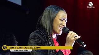 First Lady Annie Badu Covers "Too Faithful" At RockHill Church