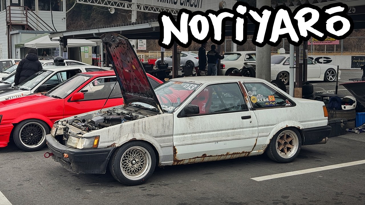 Rusty AE86 drifts at Nikko (I crashed)