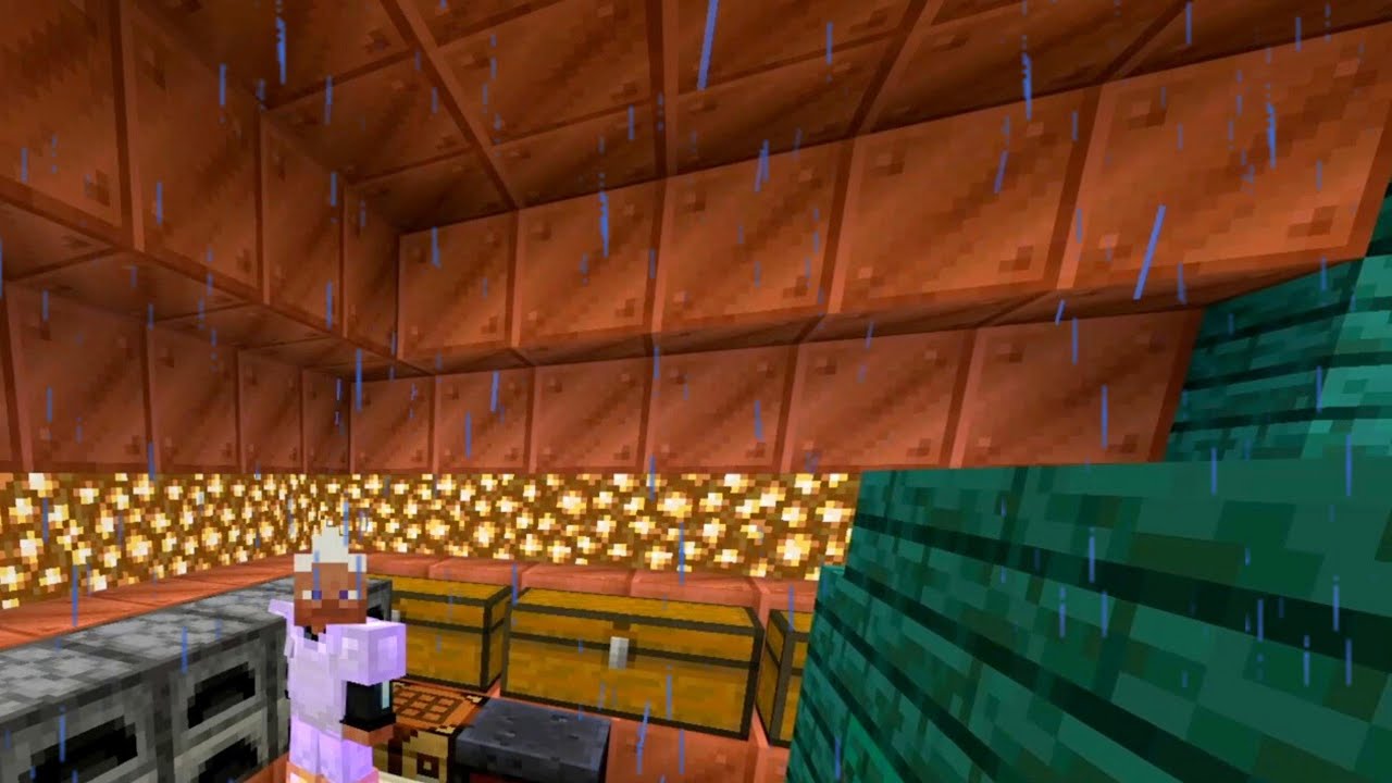 Mojang, why is it raining in my house?! - YouTube