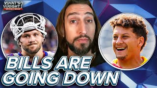 Why Josh Allen & Bills will LOSE to Mahomes & Chiefs in NFL Playoffs | Nick Wright Prediction