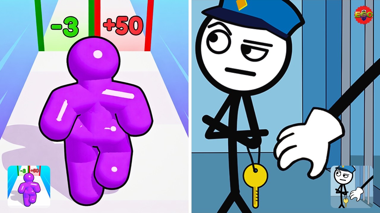 Thief Puzzle SHOCKER vs Tall Man Run | New Update (Android & iOS )
