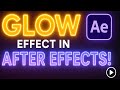 After Effects GLOW EFFECT in 2 MINUTES (Day 1 Beginner Tutorial)