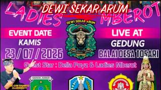 🔴LIVE /DEWI SEKAR ARUM/ BALAI DESA TOSARI/TENGGER/PASURUAN