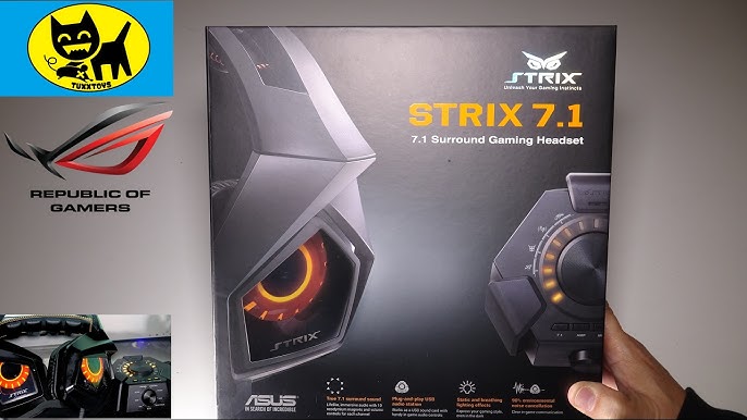 Asus Rog Strix 7 1 Wireless Gaming Headset Unboxing Review Microphone Test Youtube