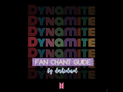 [Official Fanchant/응원법]  BTS 방탄소년단 — 'Dynamite' / 다이너마이트 (with voice guide / 목소리가 있다)