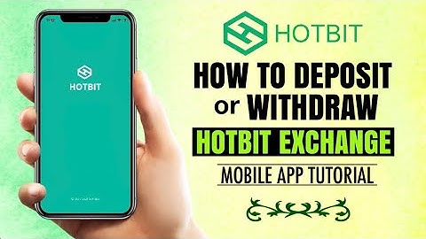 How to DEPOSIT or WITHDRAW on Hotbit Exchange | Bitcoin App Tutorial