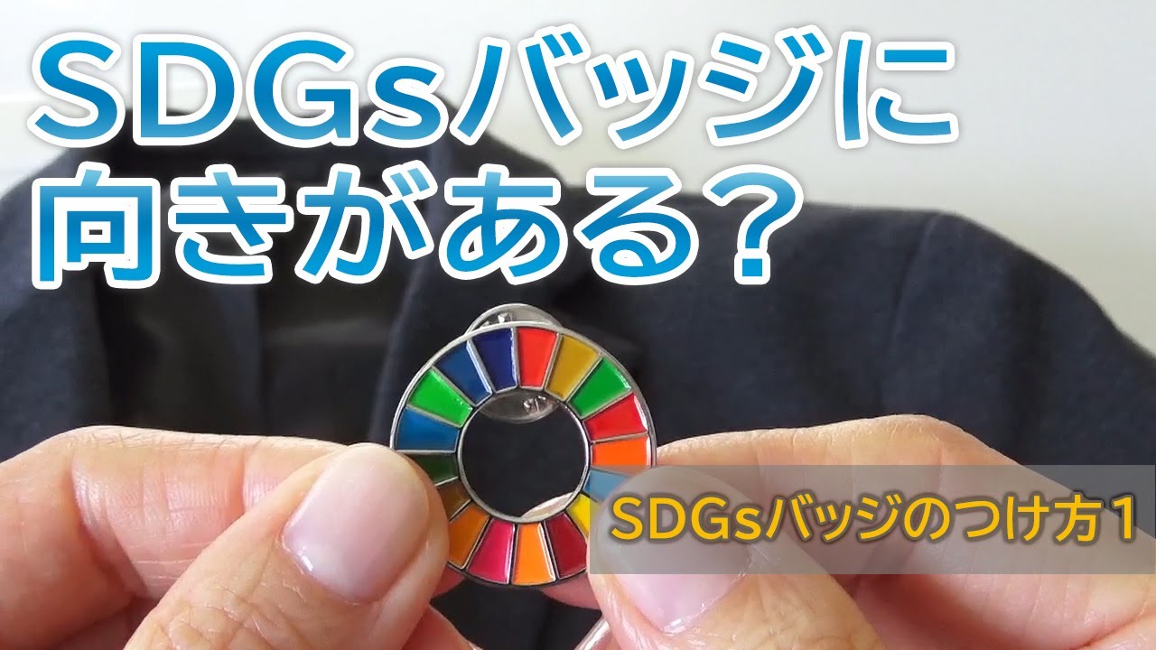 Sdgsバッジのつけ方 Pins Factory ピンズファクトリー Sdgsバッジのつけ方 Pins Factory ピンズファクトリー