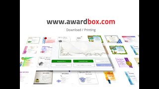 How to download for print your Awardbox free certificates and invitations (Revised)