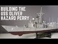 1/350 Scale Model USS Oliver Hazard Perry FFG-7 Full Build Video