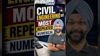 Civil Engineering का Most Repeated Numerical ✍ #civilengineering #kgsengineers #civilexampreparation