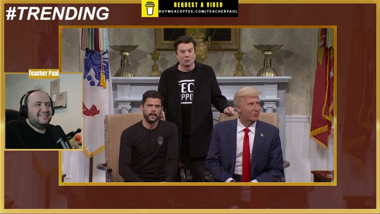 🇺🇸🇺🇦 ЭТО БЫЛО ЖЕСТОКО! Илон Маск открыл схватку — SNL Дональд Трамп против Заленски | РЕАКЦИЯ УЧИ...