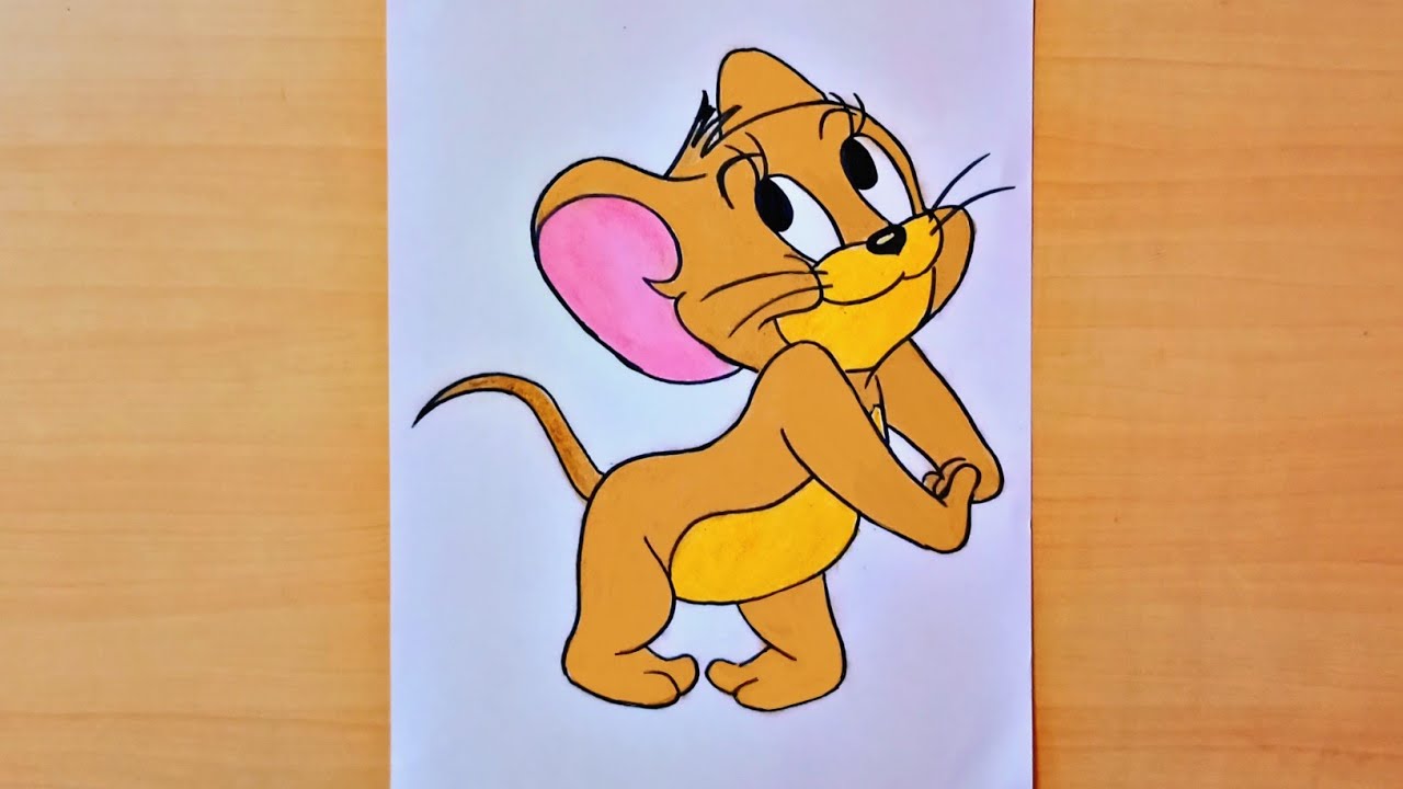 How To Draw Jerry The Mouse From Tom And Jerry Jerry Mouse Join