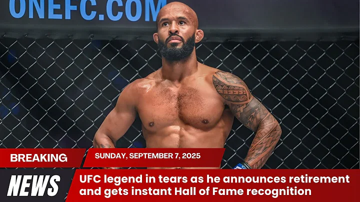 UFC legend in tears as he announces retirement and gets instant Hall of Fame recognition