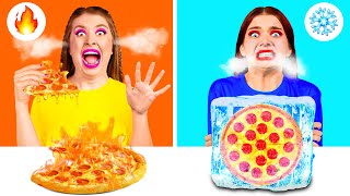 Hot vs Cold Food Challenge | Edible Battle by TeenTeam Challenge