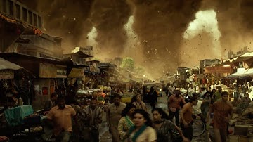 巨大雹、マグマ、竜巻が人類を襲う！映画『ジオストーム』予告編