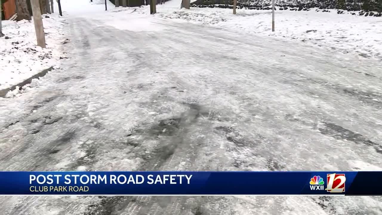 Icy road conditions continue following Friday's winter storm - YouTube