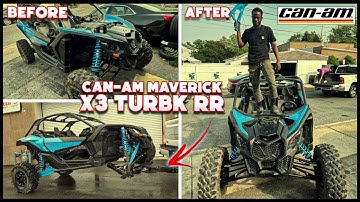 Rebuilding a CAN-AM Maverick X3 Turbo RR in 18 Minutes!!!