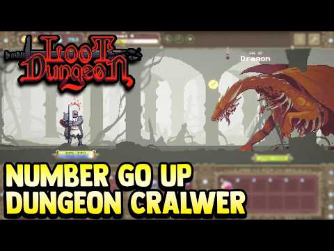 Going From Weakling to DRAGON SLAYER in this Incremental Roguelite Dungeon Cralwer!