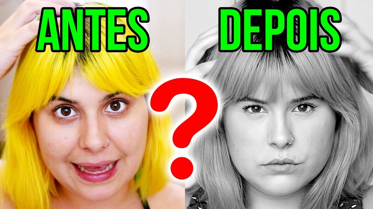 MEU CABELO COLORIDO NOVO! Tchau Amarelo 💛