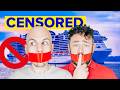 Msc cruises stopped us from filming were we censored