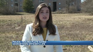 Georgetown officer says vest saved him