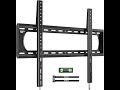 monTEK Heavy Duty Fixed TV Wall Mount Bracket for 60–120" Flat &amp; Curved TVs up to 300lbs,