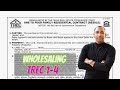 How to fill out the Trec 1-4 Contract to Wholesale Real Estate.